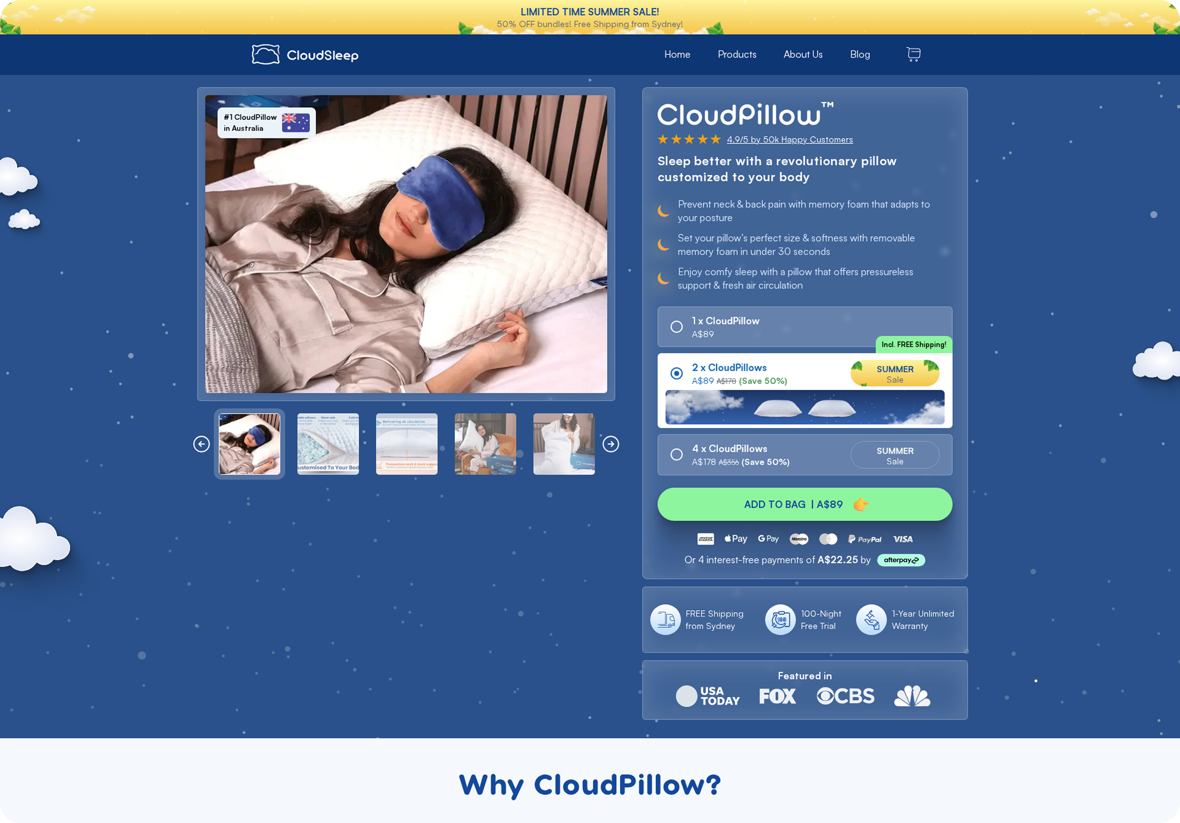 Cloudpillow